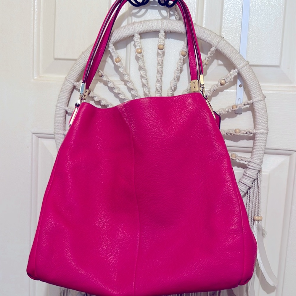 Pink coach bag